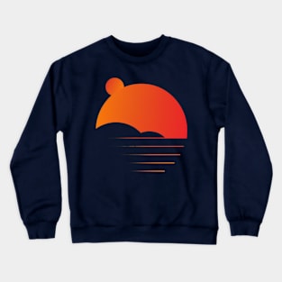 Minimalist solar horizon Crewneck Sweatshirt